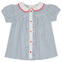 Bluse River Blue/Soft White Gingham