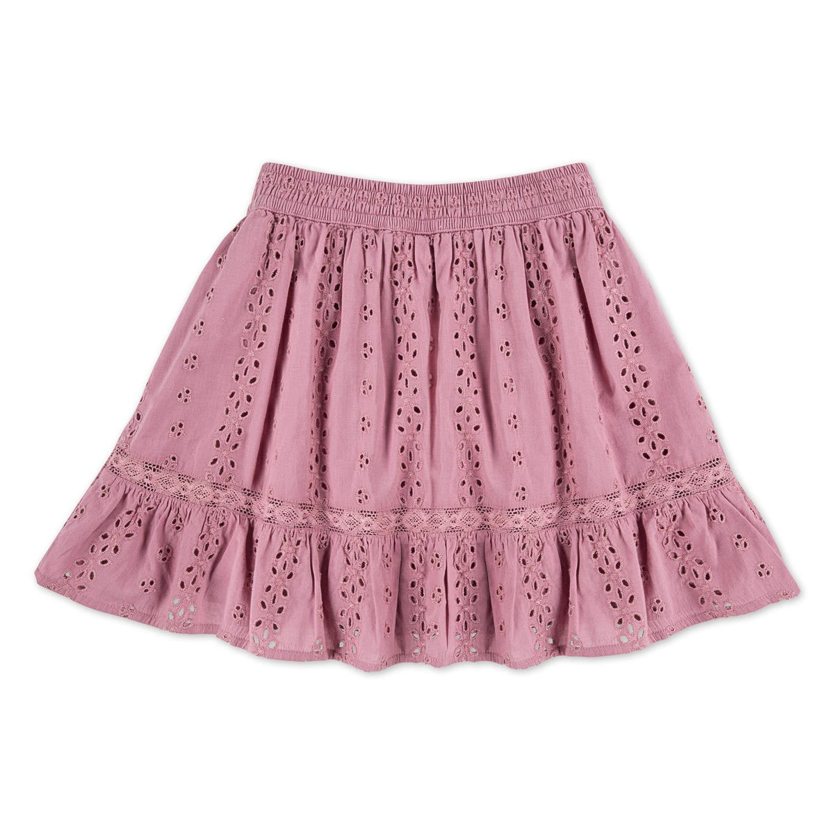 Skort Embroided Mesa Rose