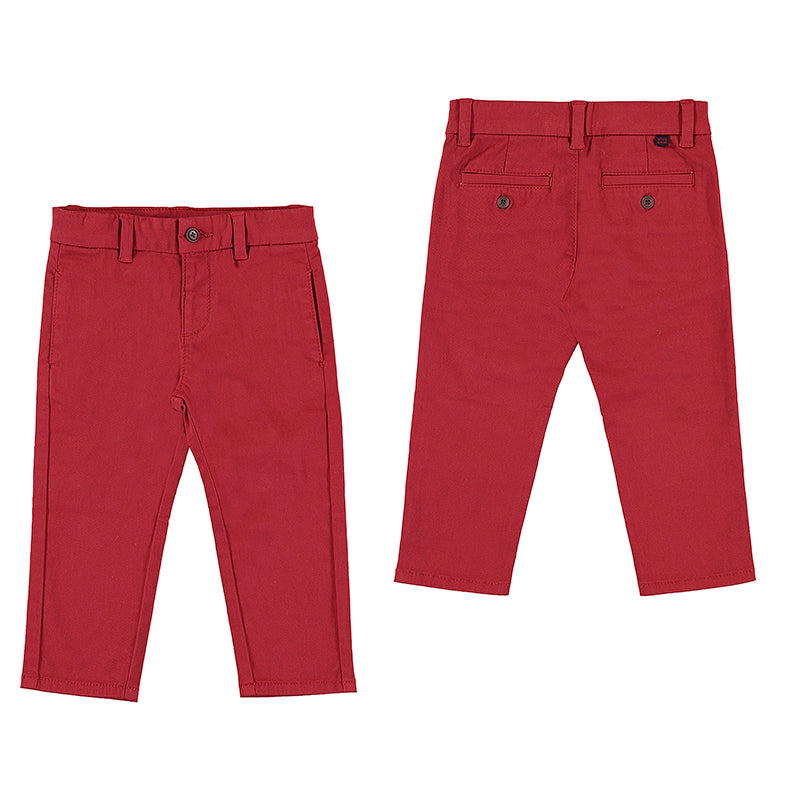 Chinos Basic Rød