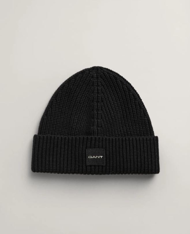 Lue Bomull Rib Knit Black