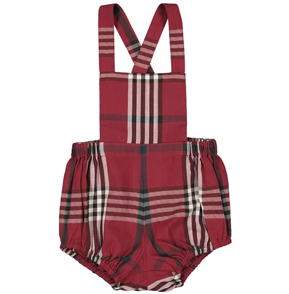 Romper Check Roras Ruter Rød