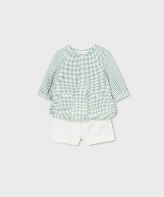 Sett shorts & skjorte gingham print River
