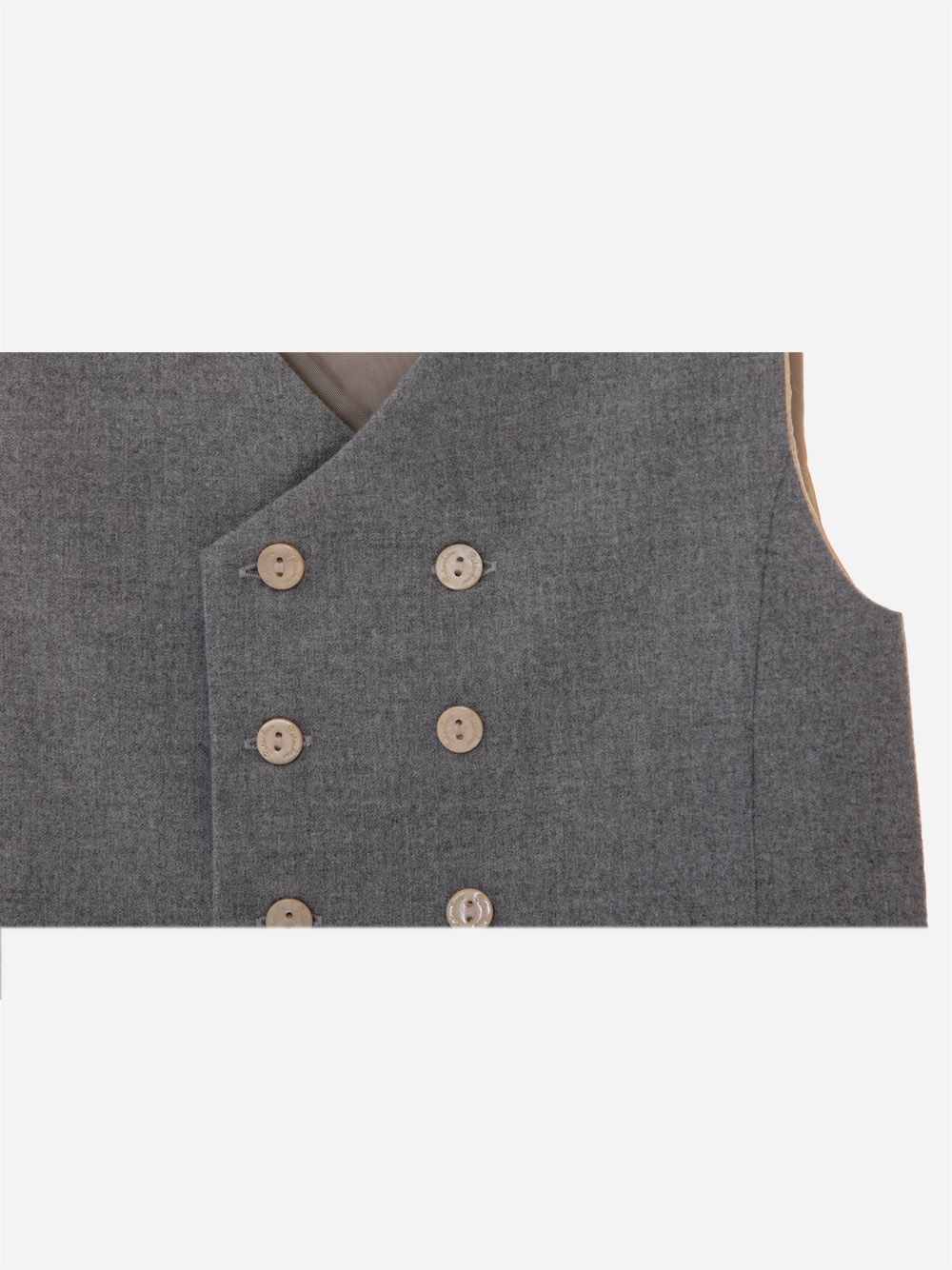 Winter Dressy Vest Woven Grey