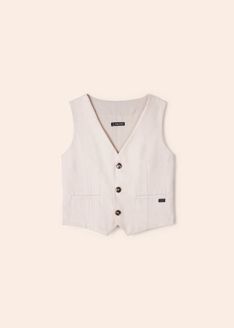 Vest Linen Gilet Tapioca