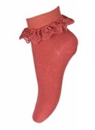 Sokker blonder lys burgunder