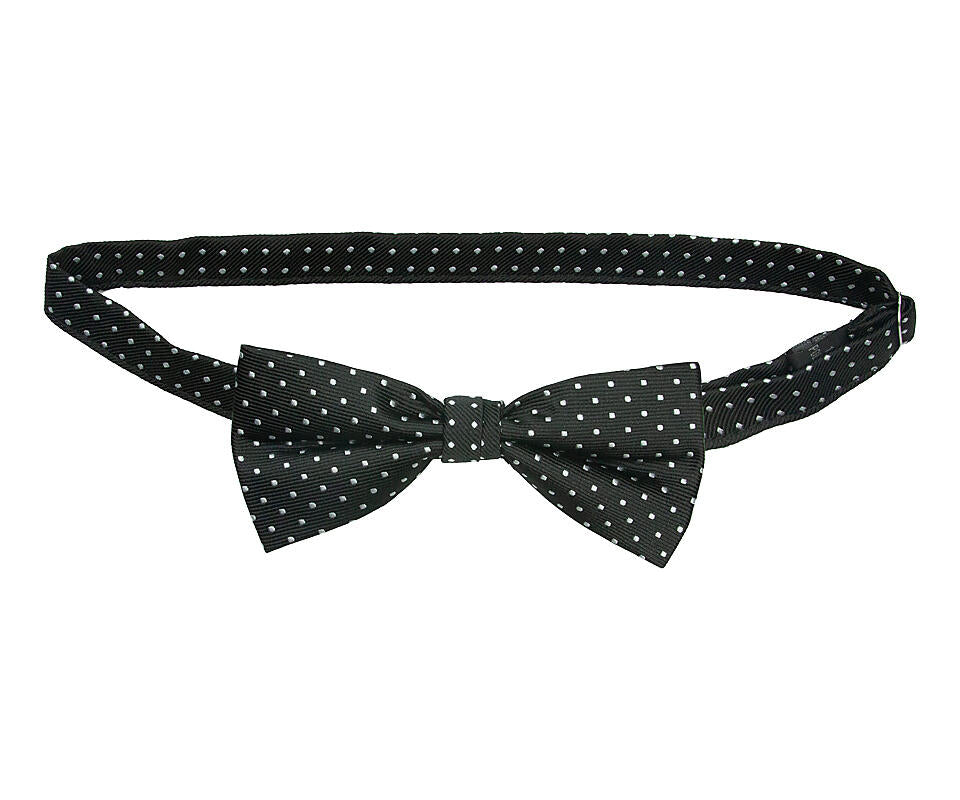 Sløyfe Prikker 11x5 cm Sort