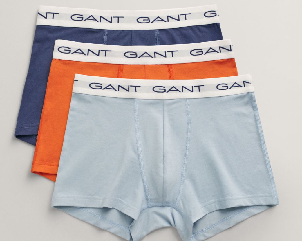 Trunk 3-pack Cotton Stormy Sea