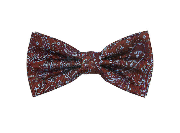 Sløyfe Paisley Vinrød