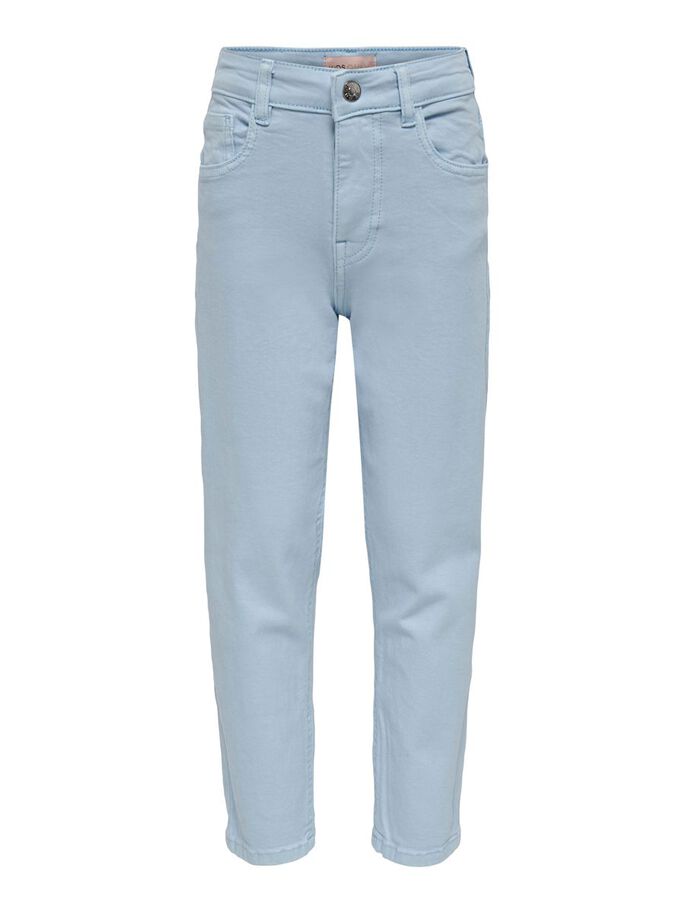 Bukse Kogcalla Mom fit Cashmere blue