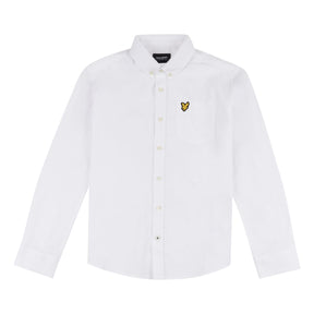 Skjorte Oxford LS Bright White