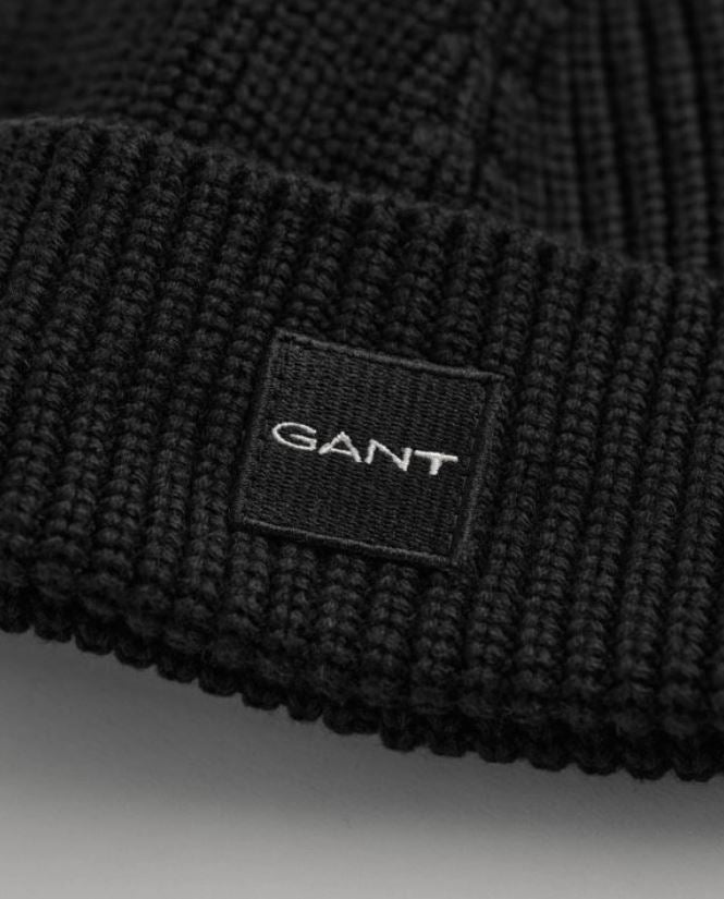 Lue Bomull Rib Knit Black