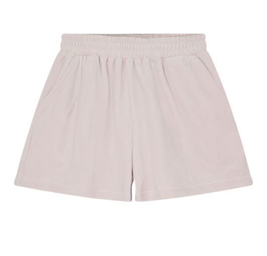 Shorts Frances velour pastel pink