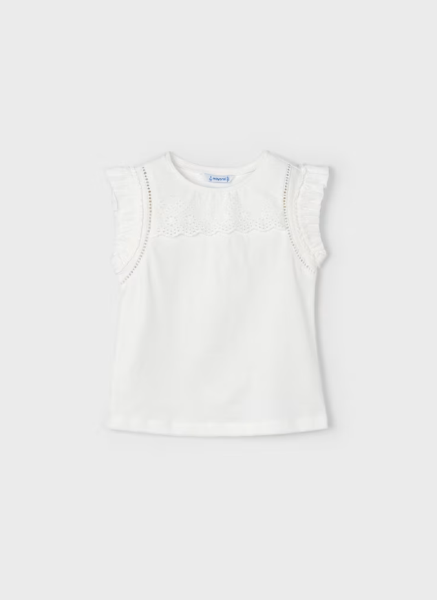 Topp Embossed Vest Natural