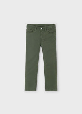 Bukse Basic Slim Fit Olive