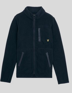 Fleece Zip Through Dark Navy