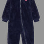 Fleecedress Bear Sherpa Coverall Blue