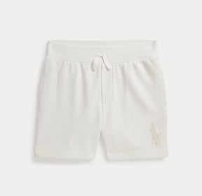 Shorts Big Pony French Terry Deckwash White