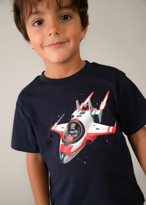 T-skjorte Rocket Navy