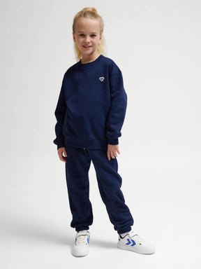 Genser Loose Crewneck Bee Dress Blues