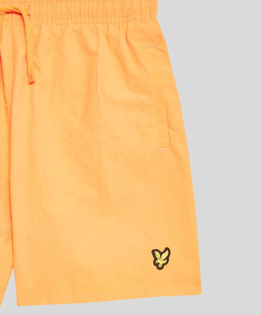 Badeshorts Plain Kinetic Orange