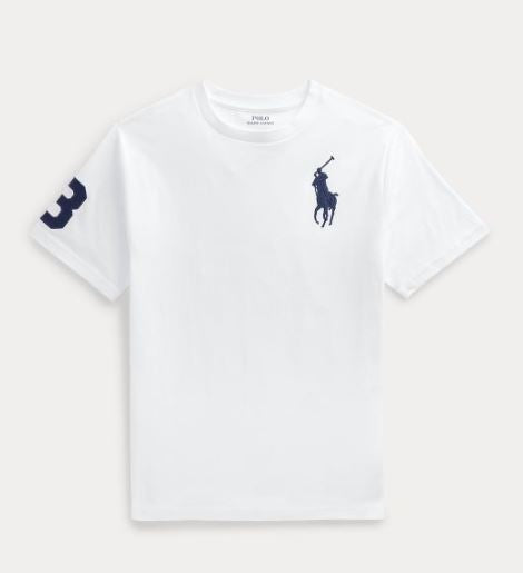 T-skjorte Big Pony Cotton Jersey  White