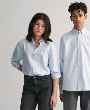 Skjorte Oxford Shield BD Capri Blue