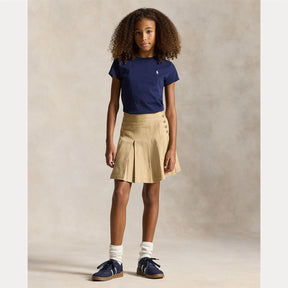 T-skjorte Girl Cotton Jersey Navy