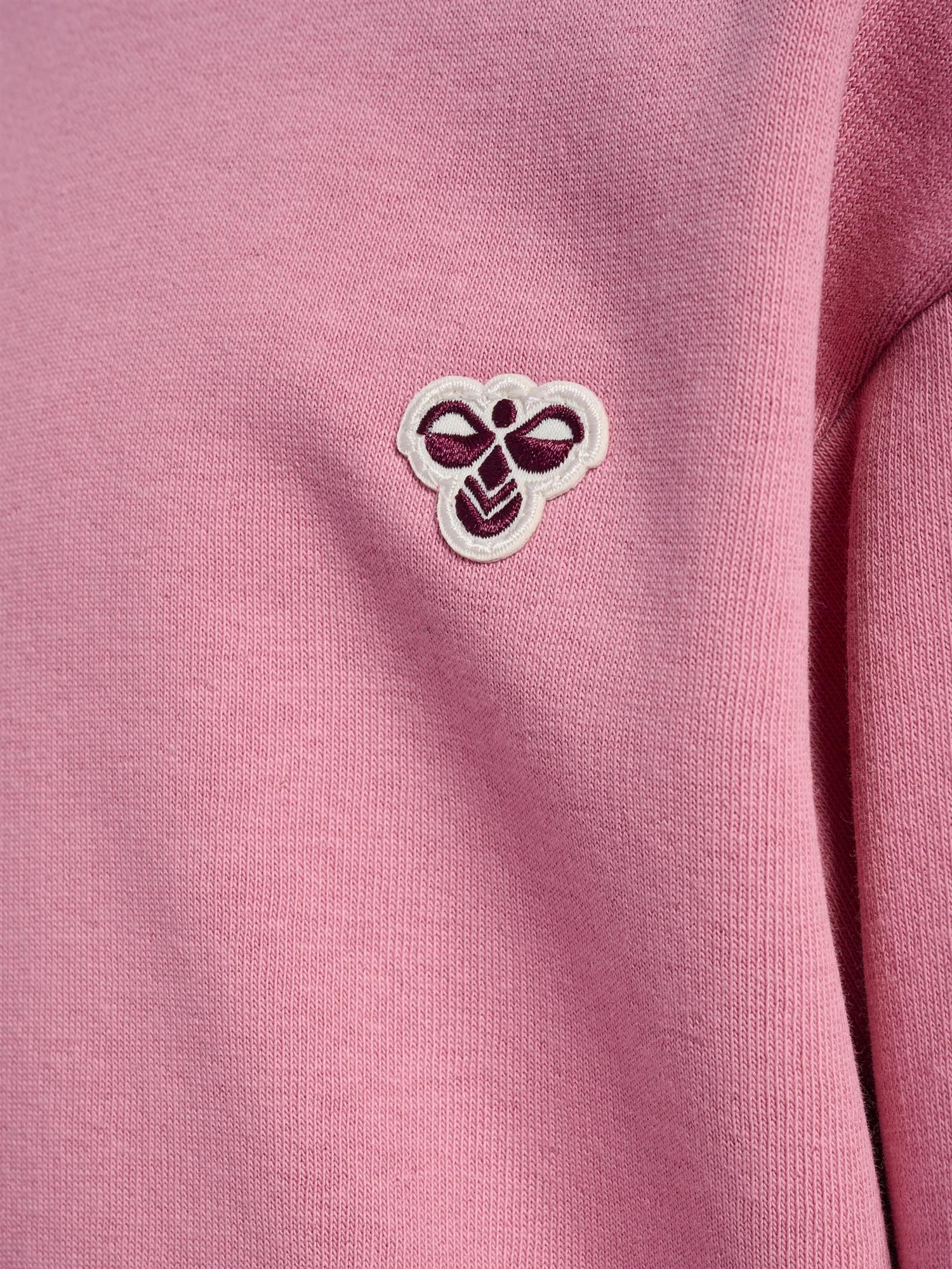 Genser Loose Crewneck Bee Pink Polignac