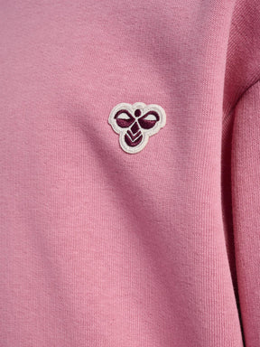 Genser Loose Crewneck Bee Pink Polignac