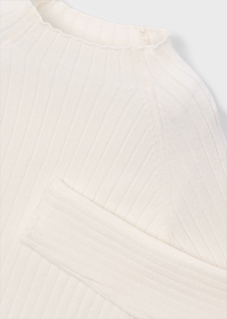 Genser Knitted Mockneck Soy