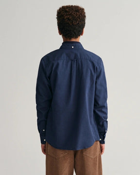 Skjorte Oxford Shield Evening Blue