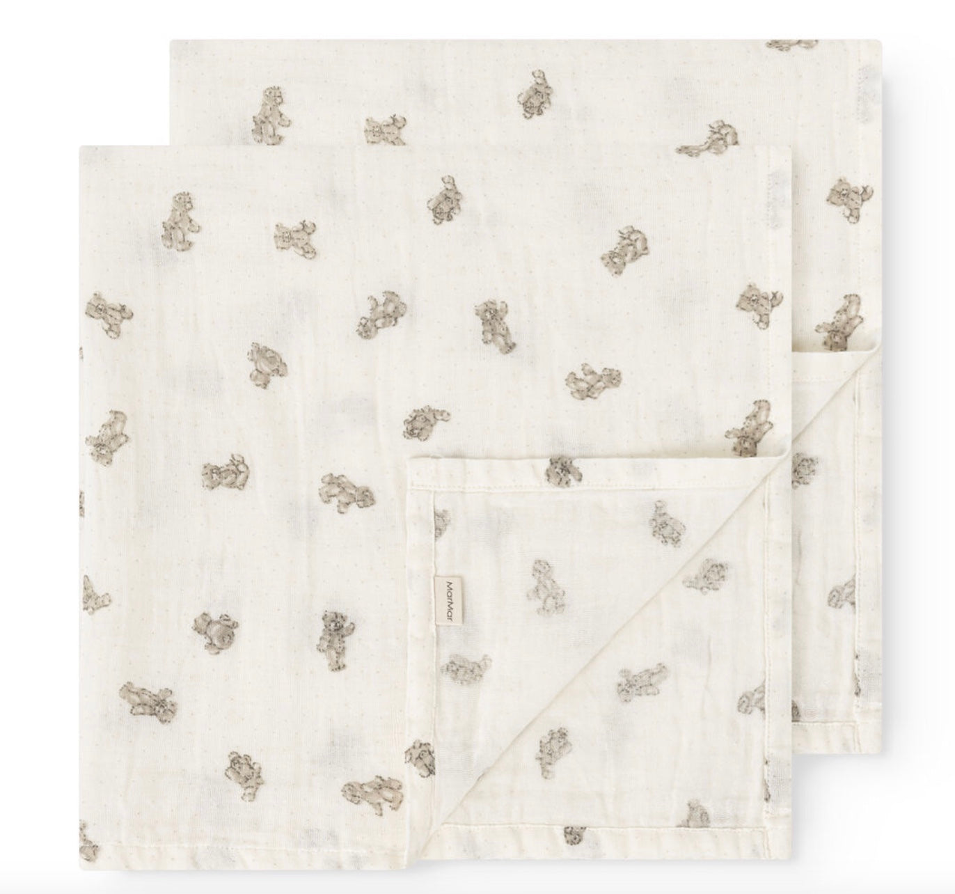 Kluter Ada Muslin 2pk Teddybears