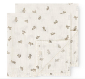 Kluter Ada Muslin 2pk Teddybears