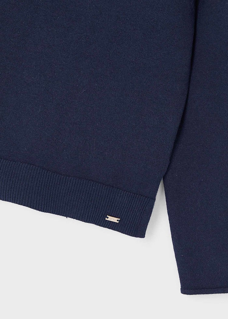 Genser Basic Turtleneck Navy