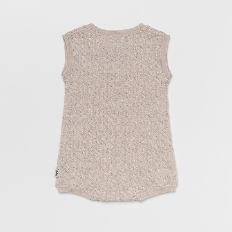 Romper Cable Lys Beige