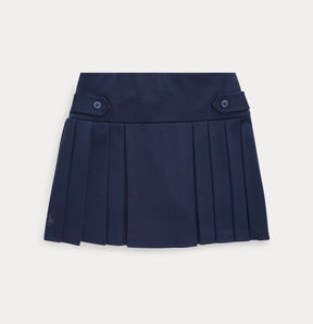 Skjørt Pleated Ponte Navy