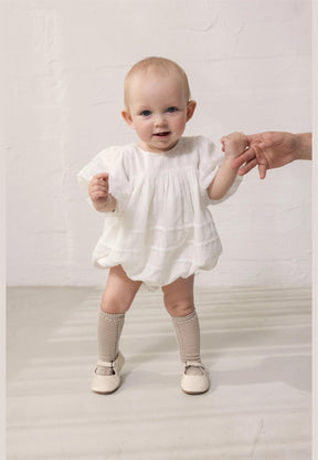 Romper Ritona Gauze White