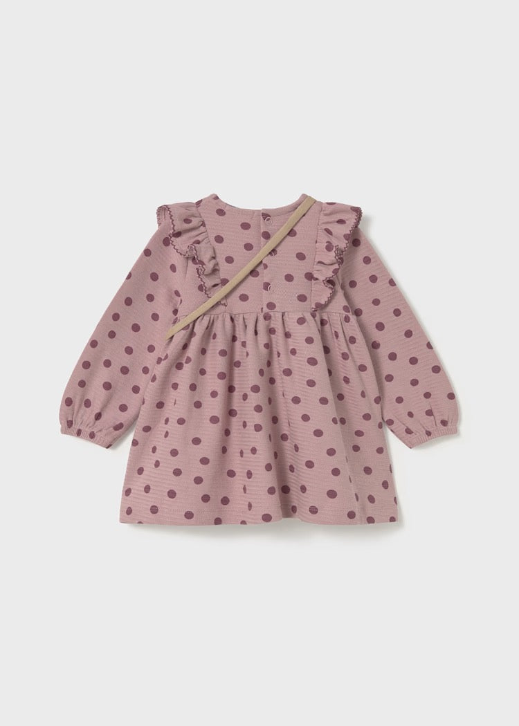 Kjole m/veske Printed Dots Quartz