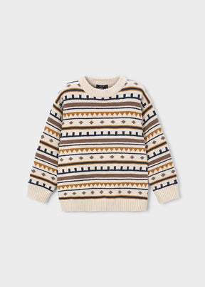 Genser Jacquard Cereal Heather