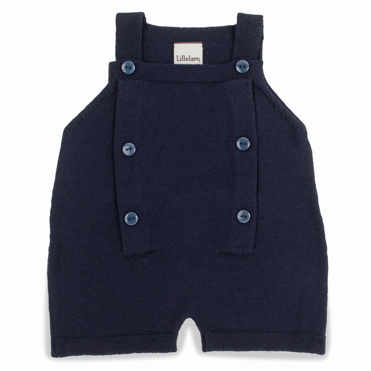 Romper m/knapper marine