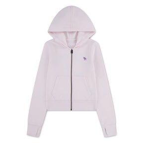 Hettegenser Graphic Full Zip Pink Marshmallow