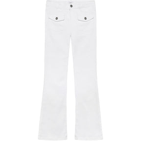 Bukse GRQueens Low Flare White