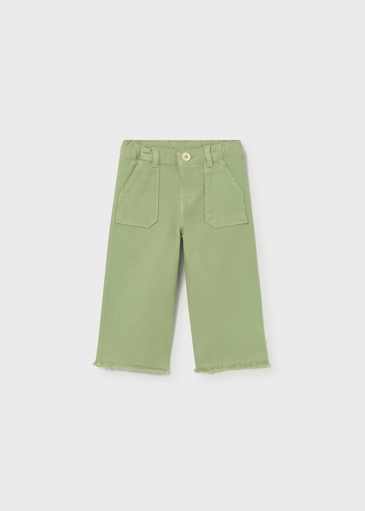 Bukse Twill Loose Basil