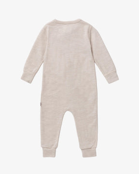 Ullpysj Zip Lys Beige
