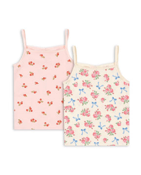 Singlet Basic 2-pk Bella Rosita