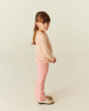 Bukse Jeggings Solid Flare Pink