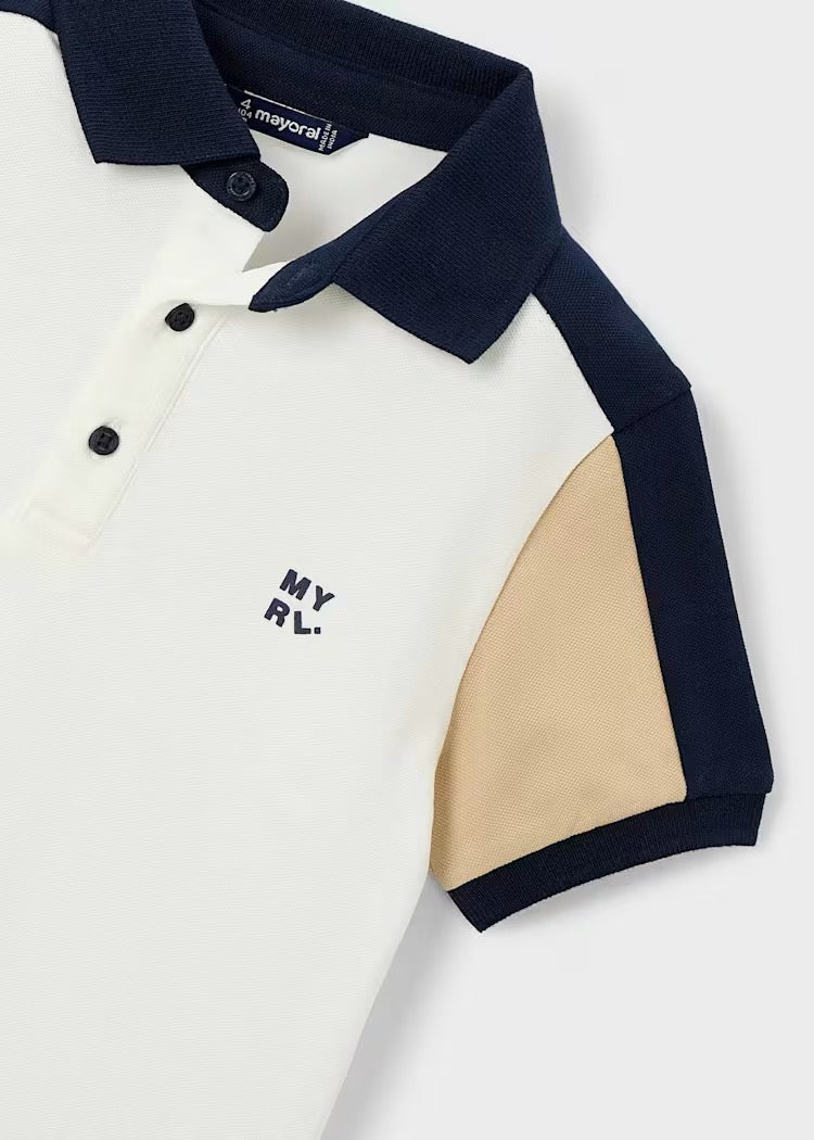 T-skjorte Polo Combination Cream