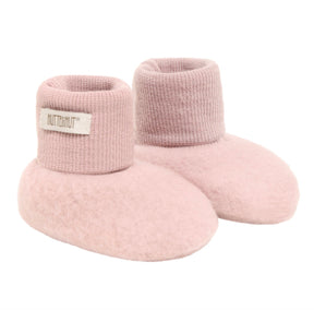 Tøfler Footies Wool Fleece Woodrose