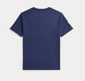 T-skjorte Poney Jersey Light Navy