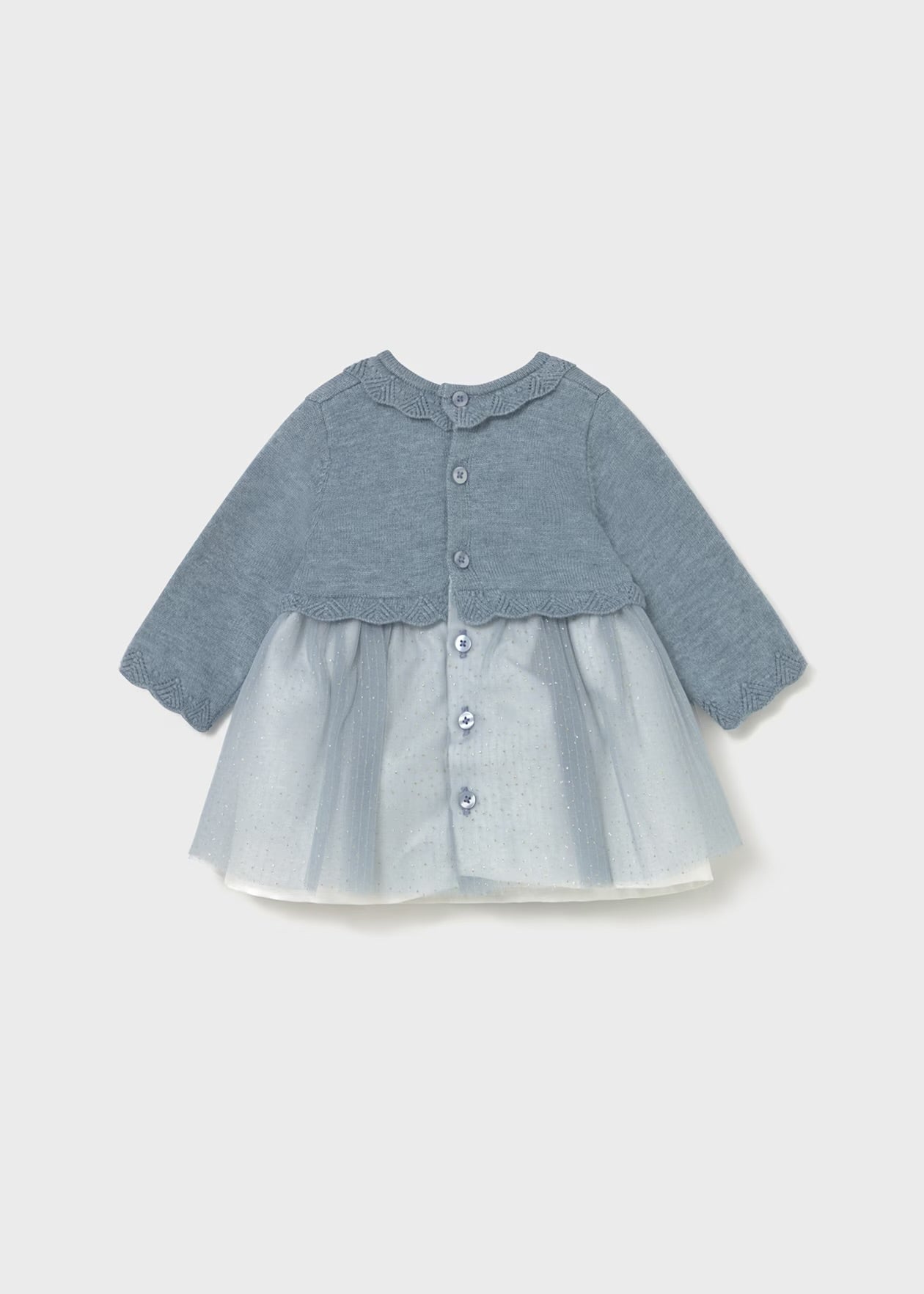 Kjole Newborn Knit/Tulle Moon